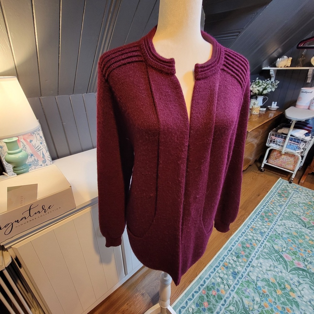 Women's Peruvian Link Alpaca Cardigan Sweater - One Size